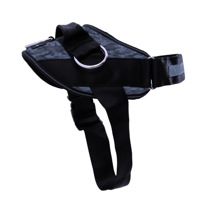 SHAWNCO, Essential No-Pull Dog Harness, Reflective, Fully Adjustable and Padded for Everyday Use and Training (Black Camo, S) - Image 1
