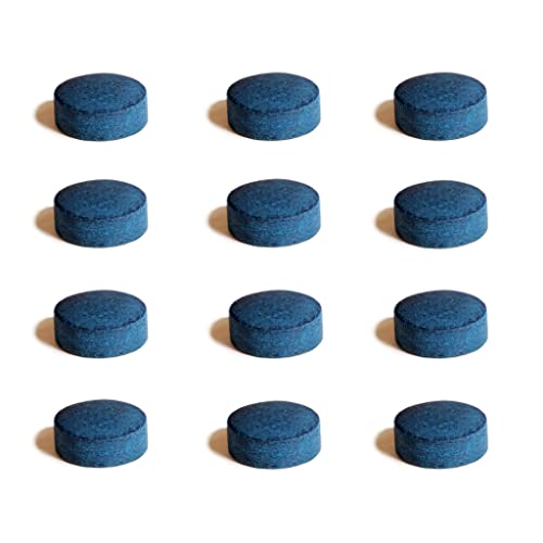 Tweeten Elk Master Billiard Pool Cue Tips - 12.5 mm, Pack of 12 - Image 1
