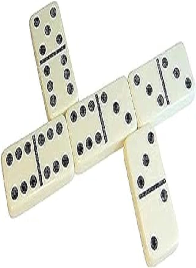 Double six dominoes family game - set of 28