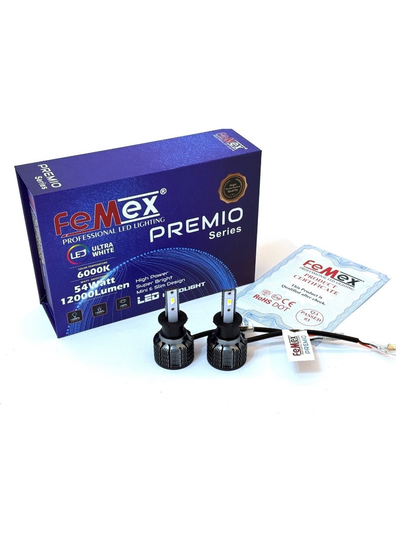 Femex Premio H3 Lightning Effect LED Xenon 54W 12000 Lumen  - Image 1