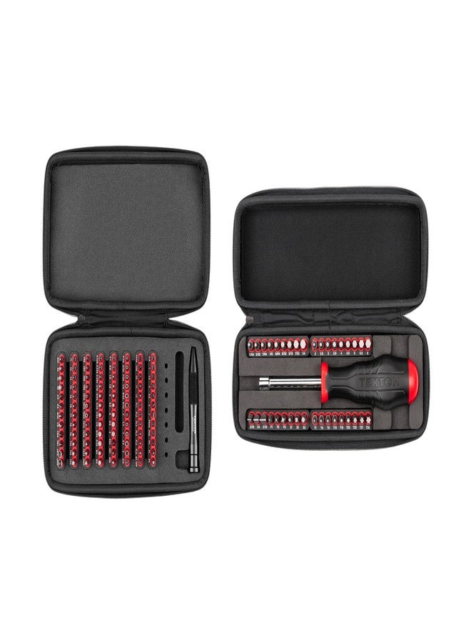 تيكتون طقم مفك براغي TEKTON مقاس 4 مم و1/4 بوصة مع علب (134 قطعة) | DRV99004 - Image 1