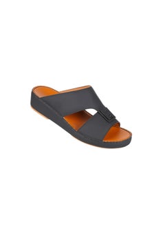 barjeel uno 008-3730 Barjeel Uno Men Arabic Sandals BS 23 Black  - Image 2