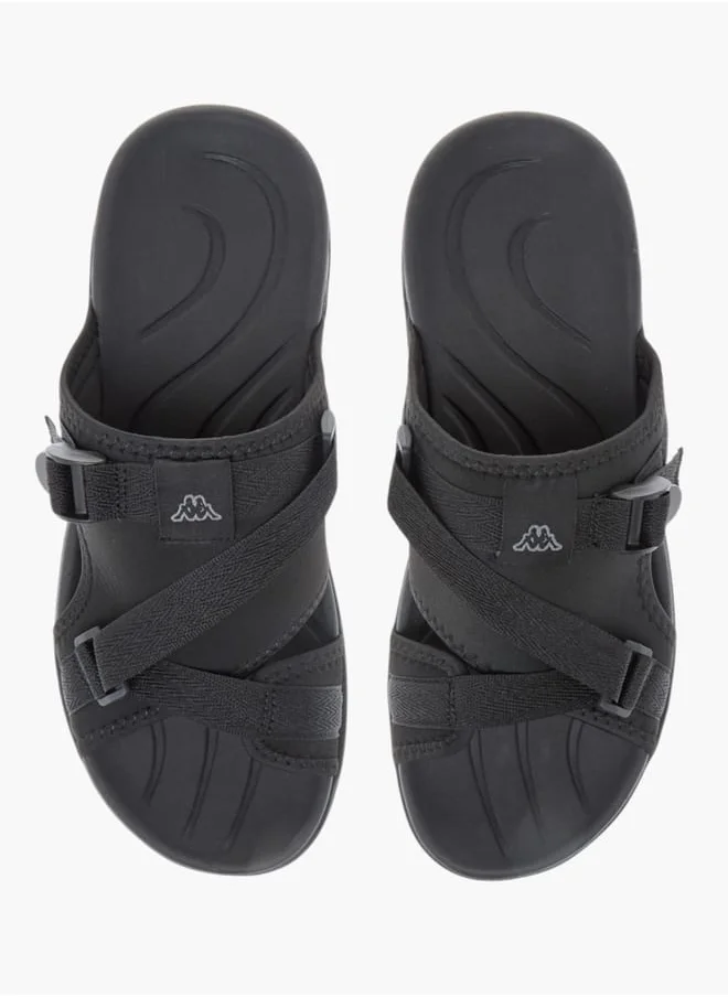 Kappa Mens Solid Slip-On Sports Sandals With Cushioning