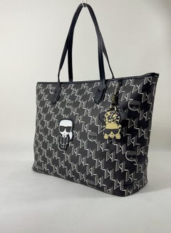 كارل لاجرفيلد باريس حقيبة توت K/Ikonik Monogram النسائية من  - Image 4