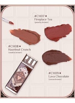 Flower Knows Chocolate Wonder-Shop Cloud Lip Cream CH07 Fireplace Tea  - Image 4