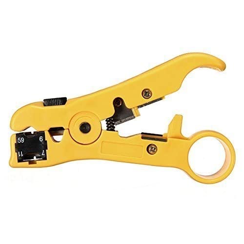 SKYHAMMER Rotary Coax Coaxial Cable Wire Cutter Stripping Tool Rg59 Rg6 Rg7 Rg11 Stripper - Image 2