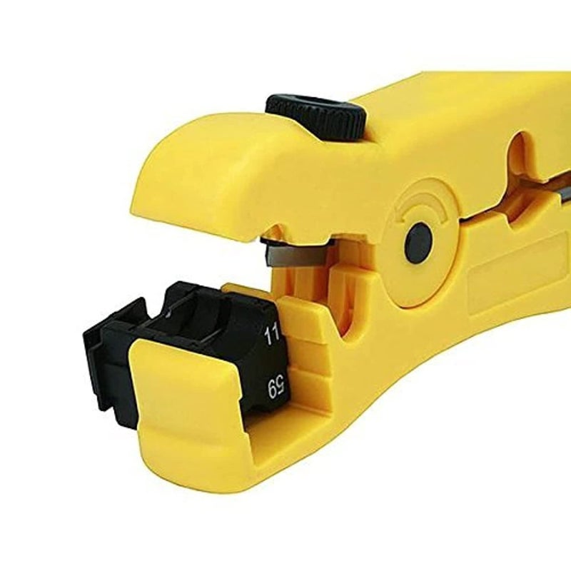 SKYHAMMER Rotary Coax Coaxial Cable Wire Cutter Stripping Tool Rg59 Rg6 Rg7 Rg11 Stripper - Image 4