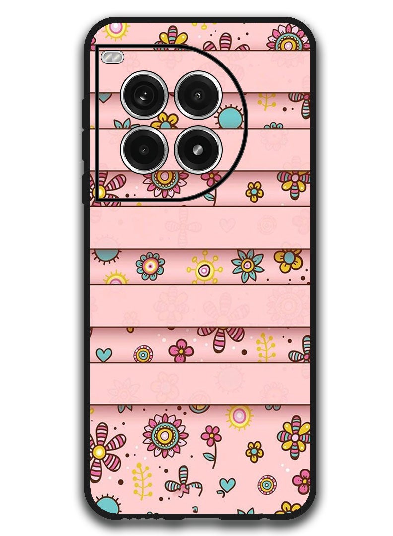 Theodor Protective Case Anti Scratch Shock Proof Bumper Cover For OnePlus Ace 3 Pro Small Flowers  - Image 1