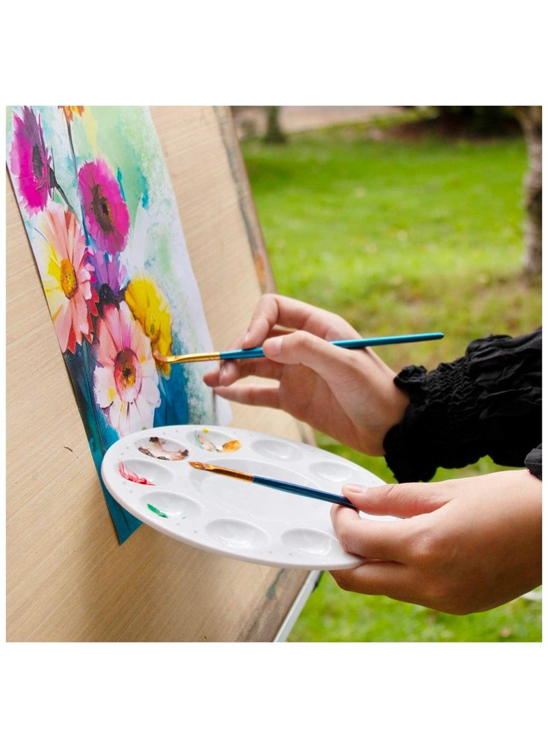 Paint Tray Palettes 4PCS, Paint Pallet With 10 Wells, Paint Holder, Painting Palette, Plastic Palette, Paint Tray Pallets for Kids to Painting, DIY Craft Class and Have a Painting Party - Image 4