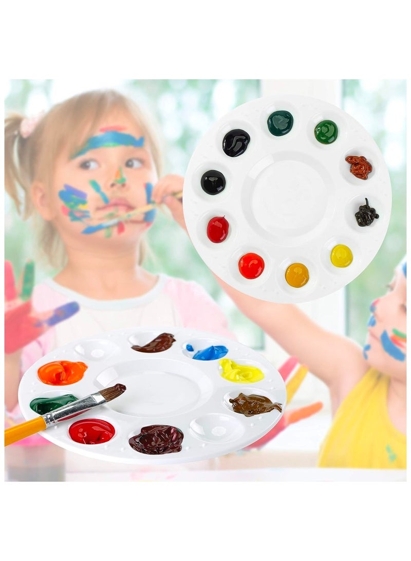 Paint Tray Palettes 4PCS, Paint Pallet With 10 Wells, Paint Holder, Painting Palette, Plastic Palette, Paint Tray Pallets for Kids to Painting, DIY Craft Class and Have a Painting Party - Image 5