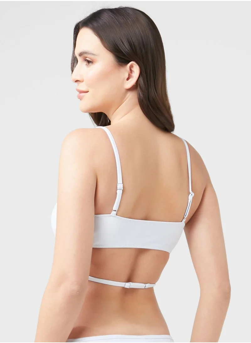 CALVIN KLEIN Cut Out Strappy Bikini Top