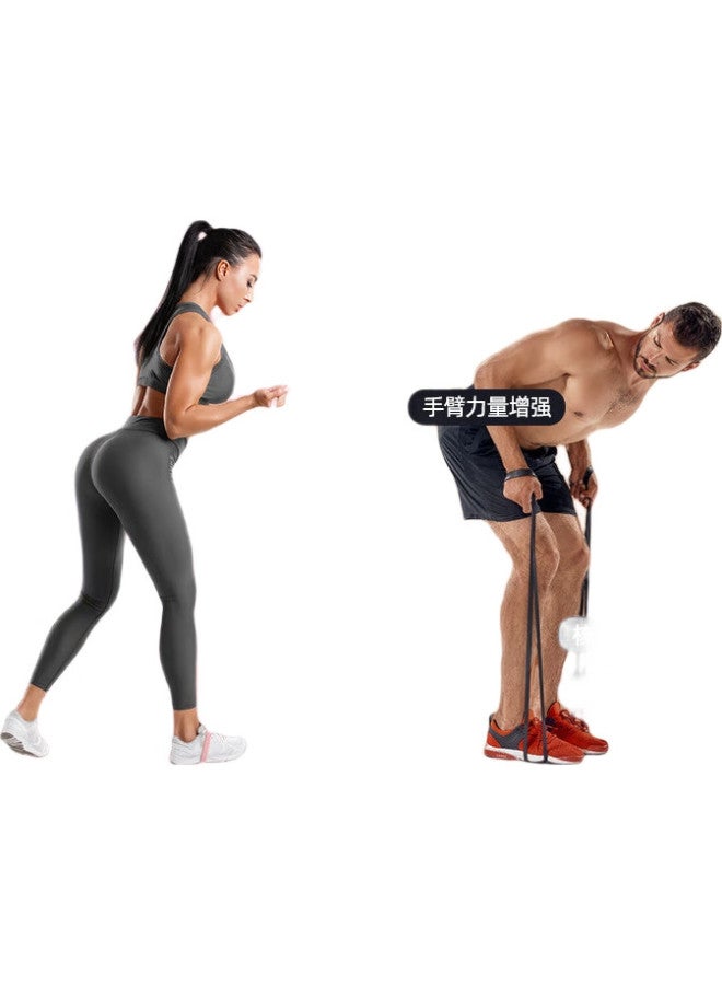 LONGWAY Elastic Resistance Band Strength Training Men'S Fitness Women'S Elastic Rope Yoga Chest Pull Resistance Band Stretch Back Trainer - Image 2