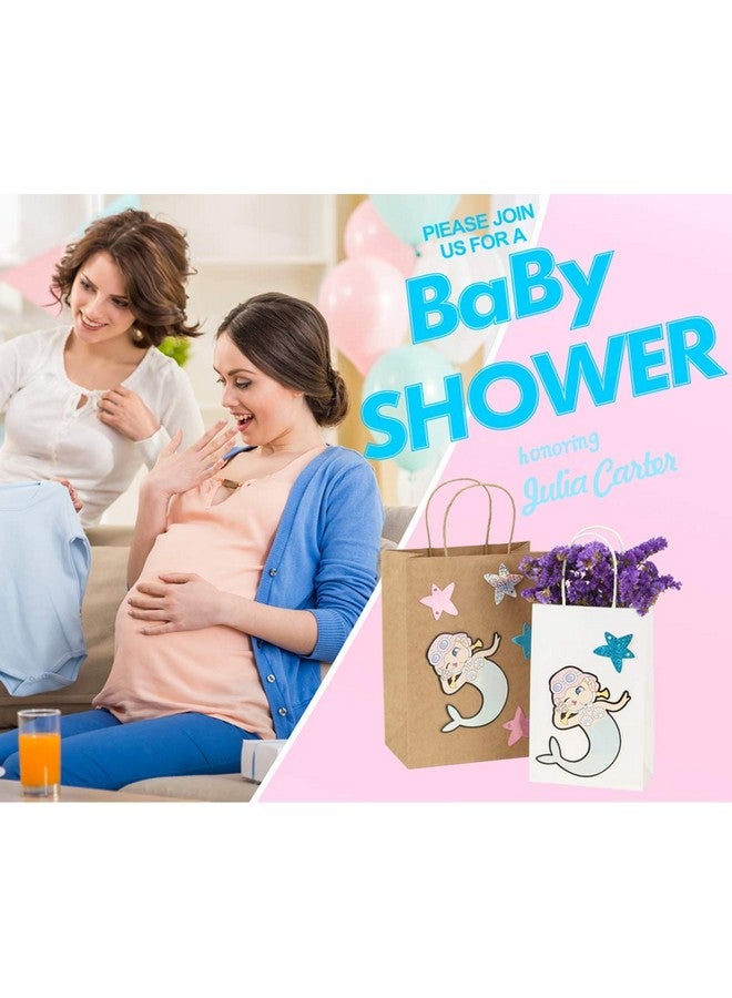 BagDream Kraft Paper Bags 5x3x8, 8x4.25x10.5, 10x5x13 - 25 Pcs Each, Gift Bags with Handles, Recyclable, Undecorated, Multi-Use - Image 3