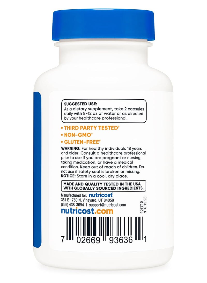 بربارين هيدروكلوريد 1200 ملغ 60 كبسولة نباتية 30 حصة - Image 3