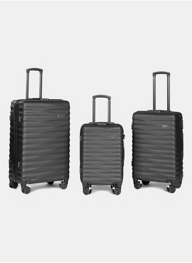 Hammer Hammer Luggage Shadow Set 3 Pieces 28 / 24 / 20 - 100% Pure ABS Material - One Year Warranty + 2 Year Free Maintenance  - Image 1