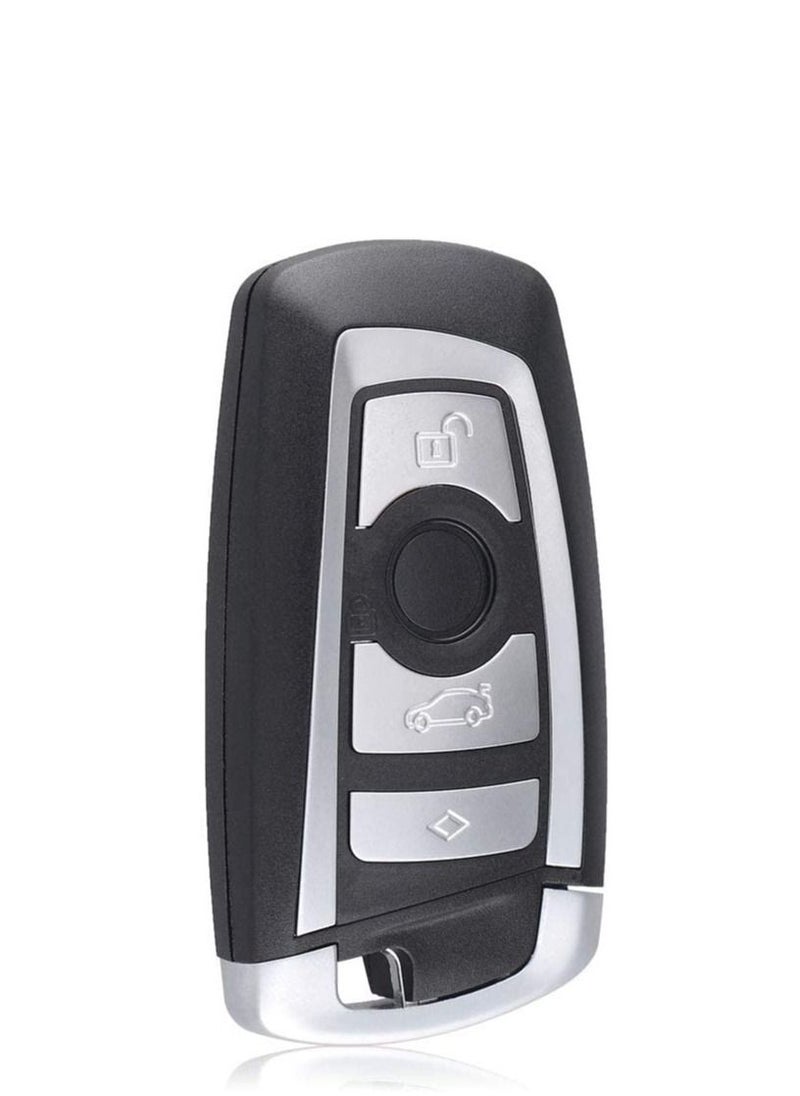althiqahkey - 4 Button Smart Car Remote Key Shell for BMW F CAS4 5 Series 7 Series X3 X4 Smart Key Fob Case Cover Silver Type - Image 1