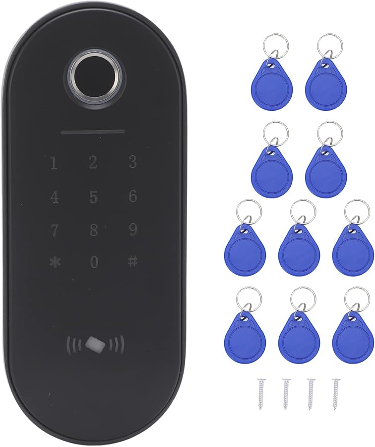 Aluminum Alloy Access Control System with Fingerprint Password and IC Card Entry 13.56Mhz - Image 2