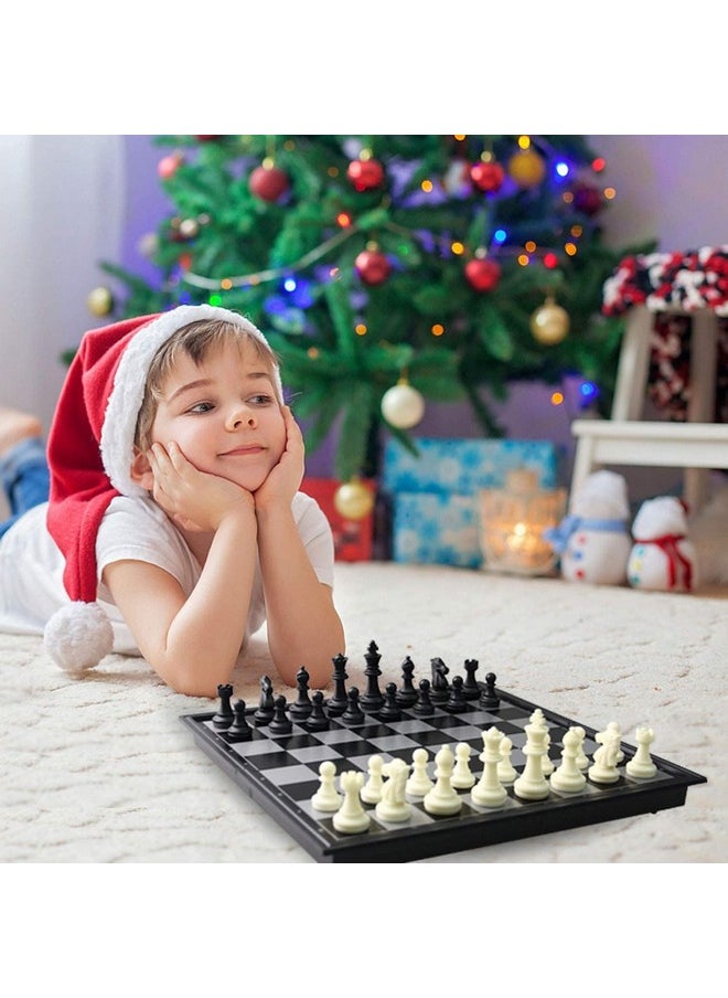 Famous Quality Famous Quality Folding Materials and Smooth Surface Magnetic Chess Board for Kids and Adult, 10.2-Inch  - Image 3