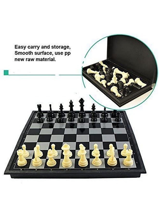 Famous Quality Famous Quality Folding Materials and Smooth Surface Magnetic Chess Board for Kids and Adult, 10.2-Inch  - Image 5