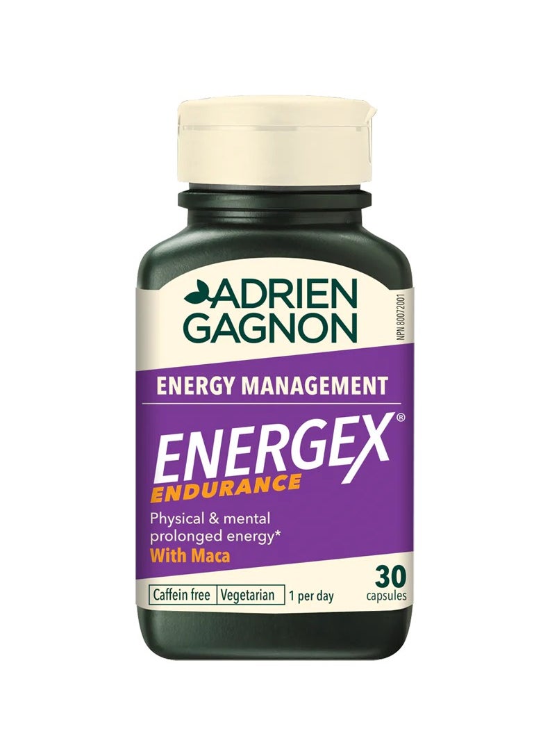 ADRIEN GAGNON - Energex Endurance Vegeterian Capsules 30 - Image 1