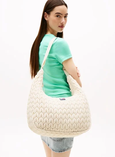 TOMMY JEANS Logo Quilted Crossbody Bag