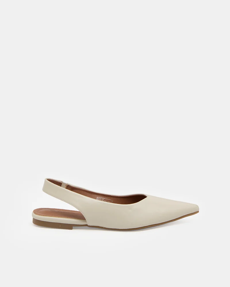 REDTAG Women Beige Pointed Mules