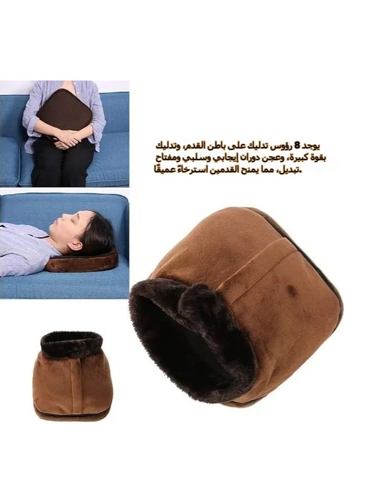 general Multi-function 2-in-1 vibration heating massage boots foot warmer massager household electric foot warmer - Image 5