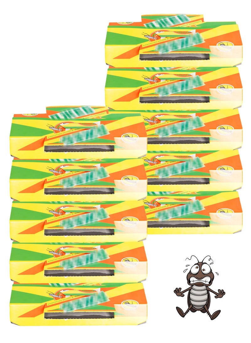 URbazaar 10pcs Cockroach Traps Roach Traps for Family Sticky Traps to Protect You from Cockroaches - Image 1