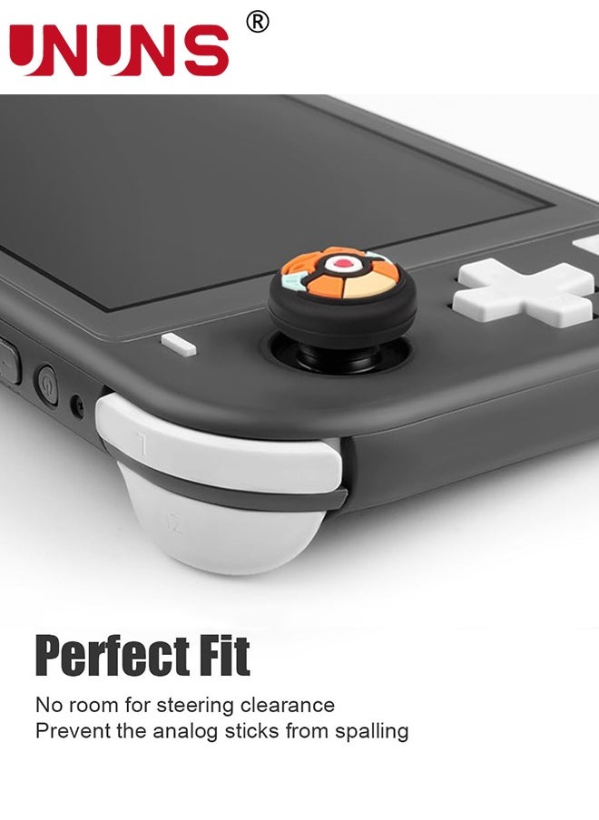 UNUNS - Silicone Joycon Thumb Grip Caps, UNUNS Soft Silicone Joystick Cover Compatible with Nintendo Switch/OLED/Switch Lite, 4PCS Analog Stick Grips Button Covers for Switch, C-mix - Image 1