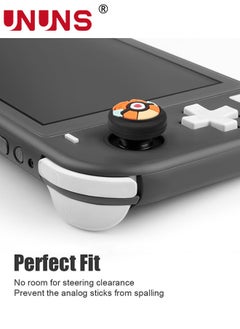 UNUNS Silicone Joycon Thumb Grip Caps, UNUNS Soft Silicone Joystick Cover Compatible with Nintendo Switch/OLED/Switch Lite, 4PCS Analog Stick Grips Button Covers for Switch, C-mix  - Image 3