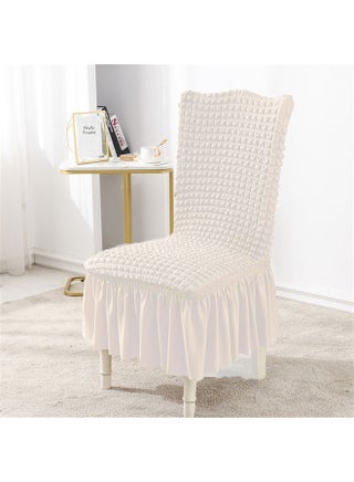 Turkish Cotton Stretchable Chair Cover White - pzsku/Z67819CEFD899369F2102Z/45/1743301495/16bf5552-6948-414e-b260-0161ced9b832