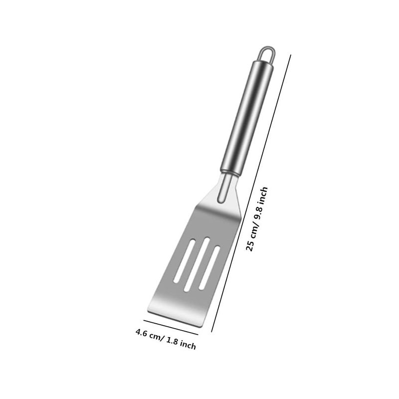 Honkenda Mini Serving Spatula with Comfortable Handle  9.8 Inch Stainless Steel Mini Brownie Serving Spatula for Fried Eggs  Cakes  Frying Pan Cookie  Serving Desserts (2 Pack) - Image 2