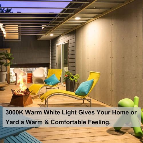 Vinaco Par30 Short Neck, 6pcs PAR30 75W 120V Light Bulbs, Dimmable. Premium Quality for Long Lasting Life, E26 Base, 3000K Warm White, par30 Flood Light Great for Accent Lighting, Tracking Lighting - Image 3