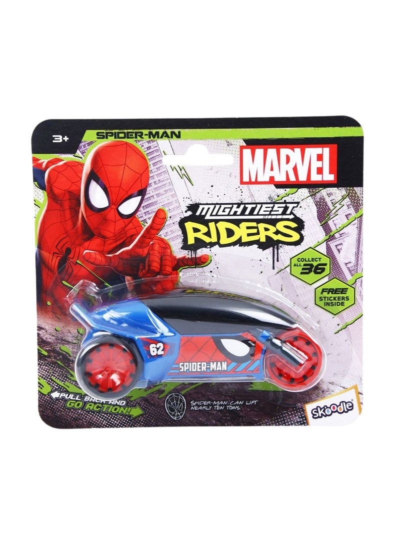Marvel Pullback Mightiest Rider Spider Man