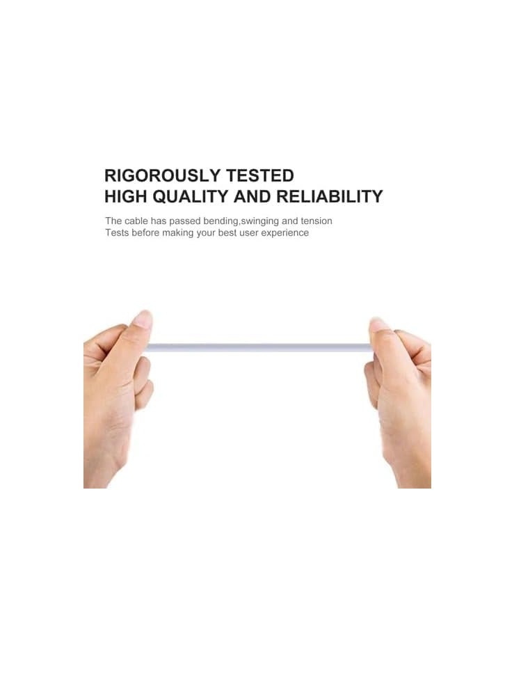 كابل شاحن طاقة مايكرو يو اس بي لمزامنة البيانات لهاتف سامسونج جالاكسي/ فيفو/ اوبو/ ريدمي - Image 3