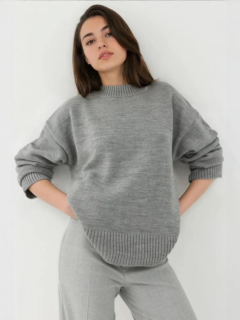 HICCUP Crew Neck Cozy Sweater