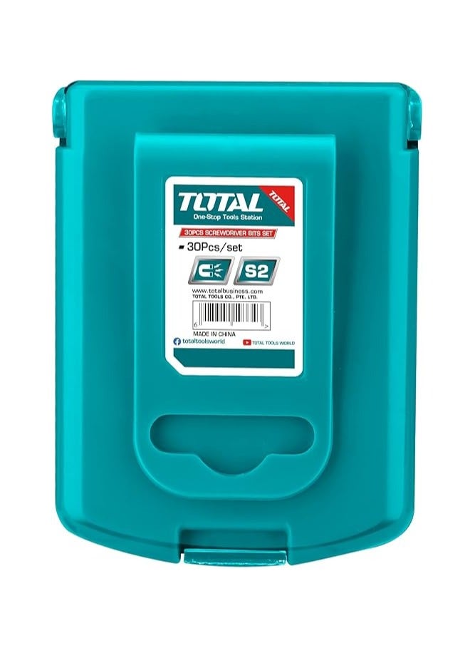 توتال طقم لقم مفك 30 قطعة 25 ملم TACSD10306  - Image 4