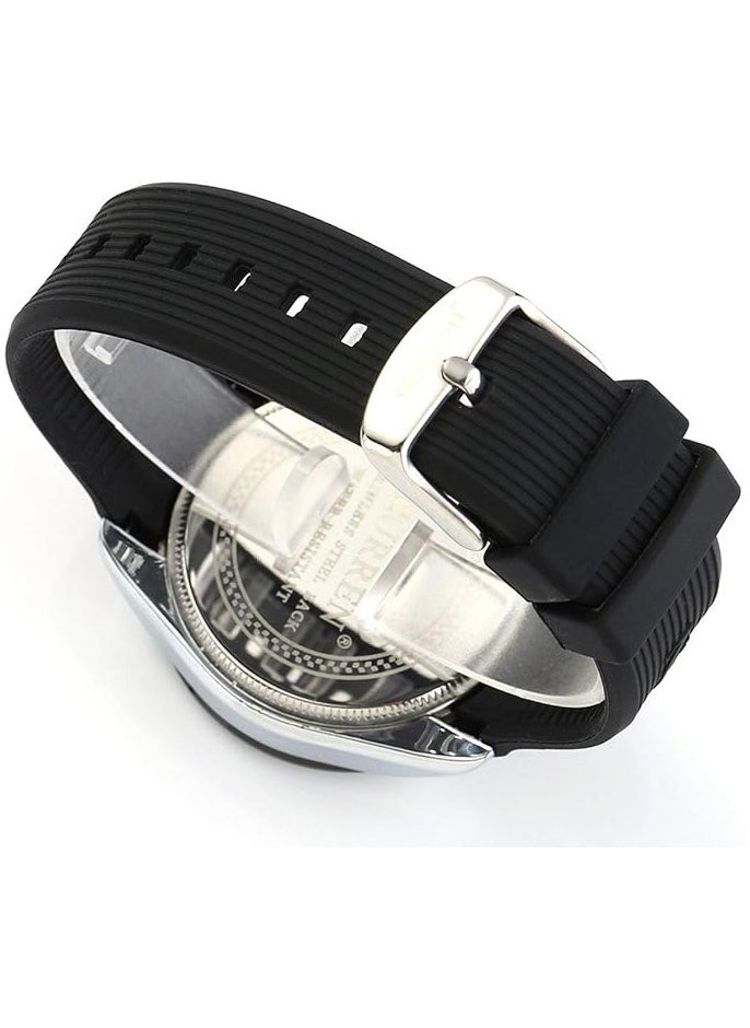 CURREN - Men's Analog Curren 8166 Casual Quartz Waterproof Silicone Strap Wristwatch for Man - Image 1