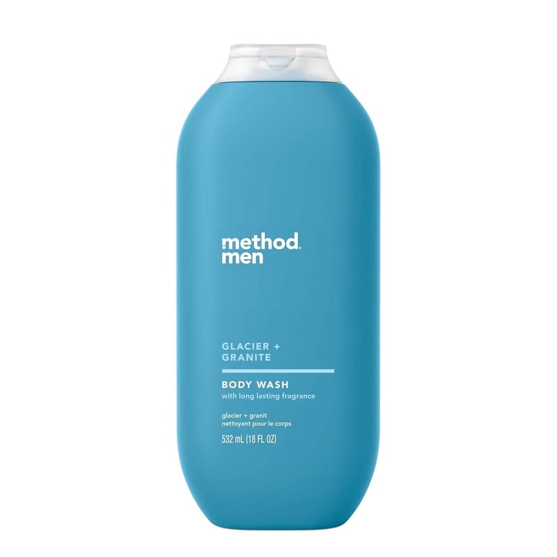 Method Method Men Body Wash Glacier  Granite Paraben and Phthalate Free 18 fl oz Pack of 1