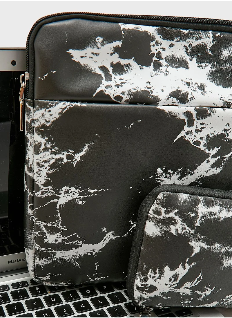 Ginger 13" Laptop Case With Small Case