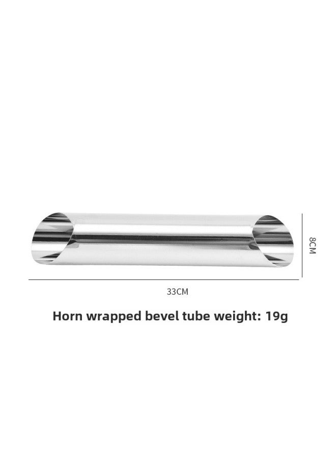 Large Tapered Stainless Steel Danish Large Spiral Horn Toast Tools Baking Tools Horn Crisp Mold Factory Direct Sales-Color:6 Pieces In Pp Bag