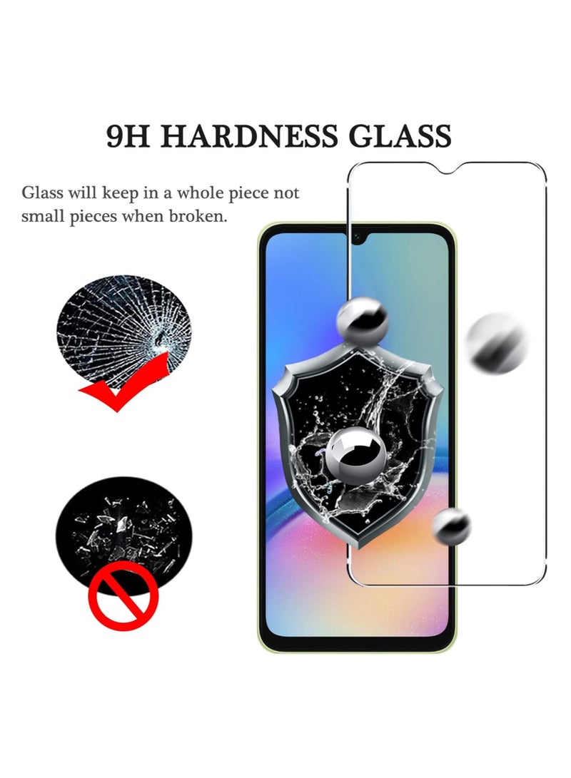 general Samsung Galaxy A05S Transparent Protective Case with 3 Tempered Glass Screen Protectors, Ultra-Thin Soft TPU Corner Bumper Airbag Drop Protection Shockproof and Scratch-Resistant Crystal Clear Phone - Image 5