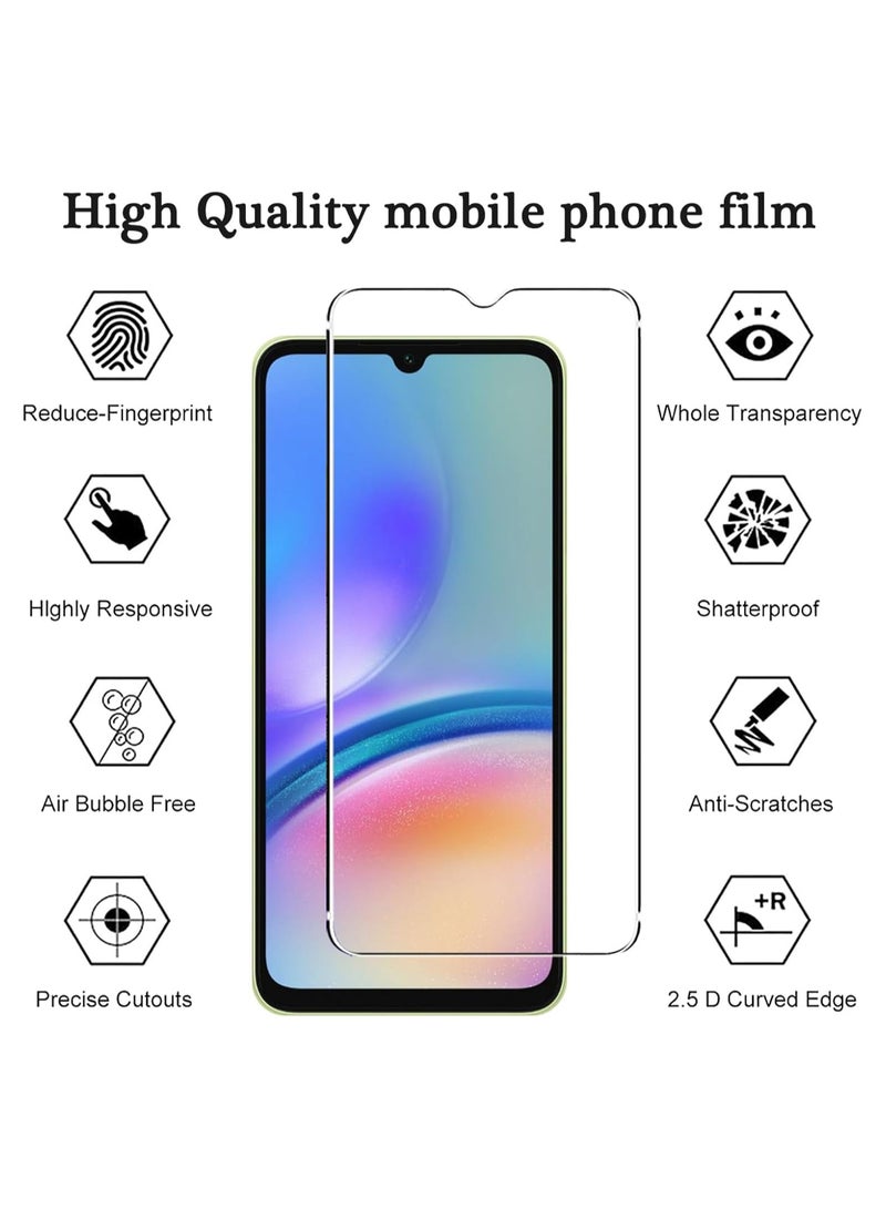 general Samsung Galaxy A05S Transparent Protective Case with 3 Tempered Glass Screen Protectors, Ultra-Thin Soft TPU Corner Bumper Airbag Drop Protection Shockproof and Scratch-Resistant Crystal Clear Phone - Image 4