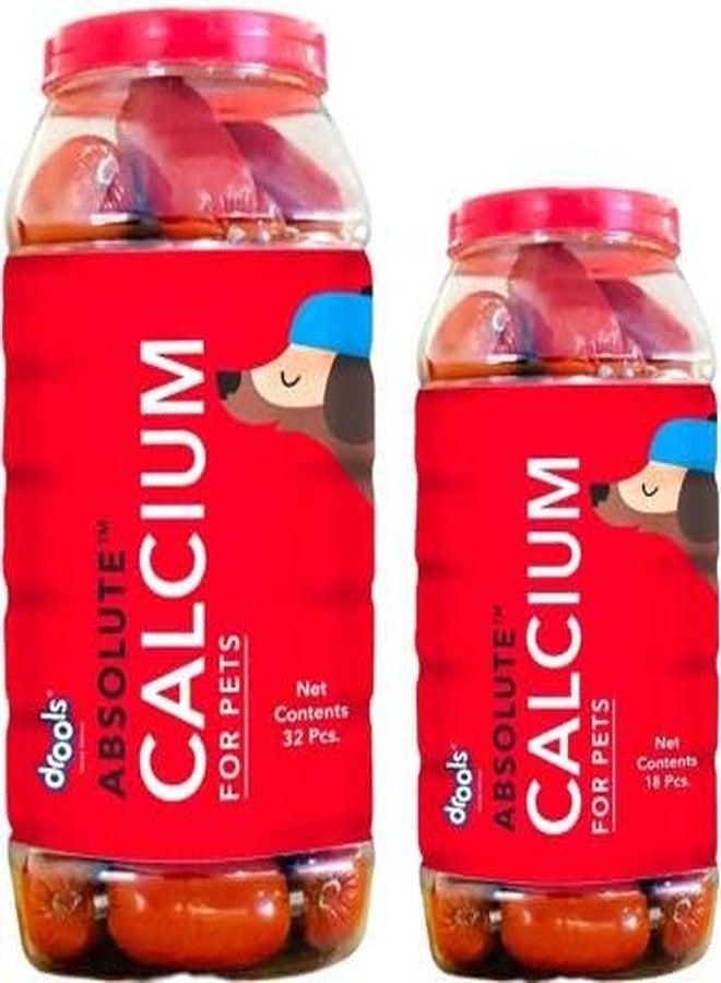 Drools drools Calcium Sausage 32+18pcs Adult, New Born, Young & All Life Stage Chicken Dog Treat (2 kg, Pack of 2) - Image 1