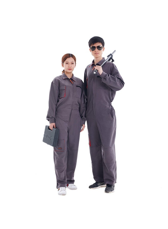 NIBEMINENT Work Overalls Uniform  Working Coverall Welding Suit Car Repairman Suit Workshop Mechanic Work Clothes Work Jumpsuit Dungaree - Image 2