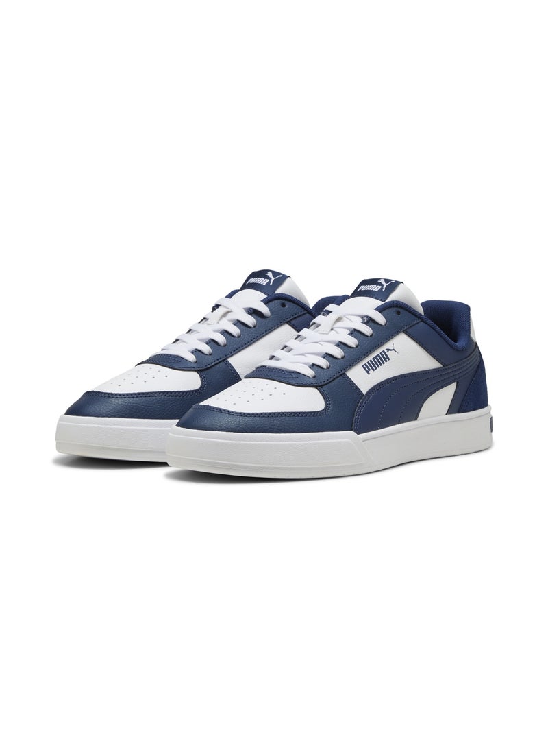 PUMA Caven Mix Unisex White Blue Sneakers - Image 3