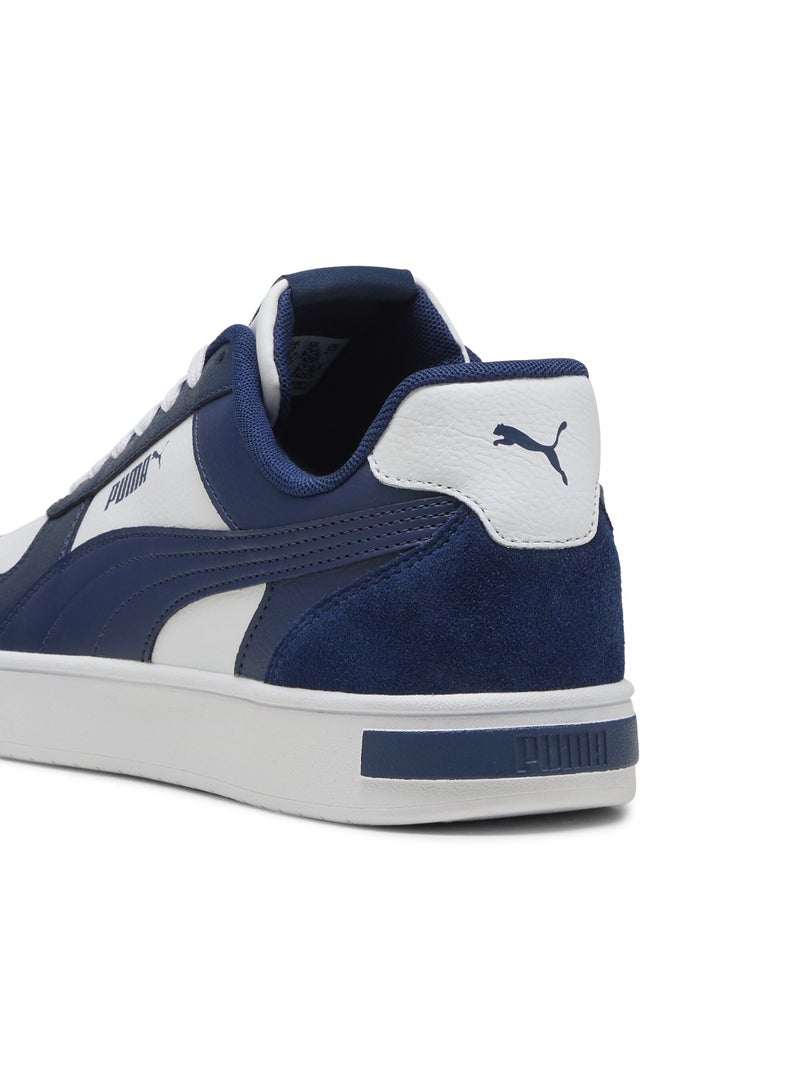 PUMA Caven Mix Unisex White Blue Sneakers - Image 4