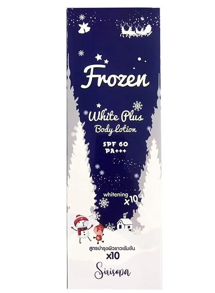 Frozen Collagen Frozen White Plus Body Lotion 500ml | SPF 60 PA+++ | Brightening Body Lotion | Deep Moisture & Sun Protection | Fast-Absorbing Formula - Image 1