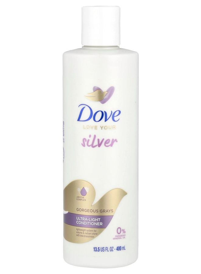 Dove Ultra-Light Conditioner Gorgeous Grays  13.5 fl oz (400 ml)