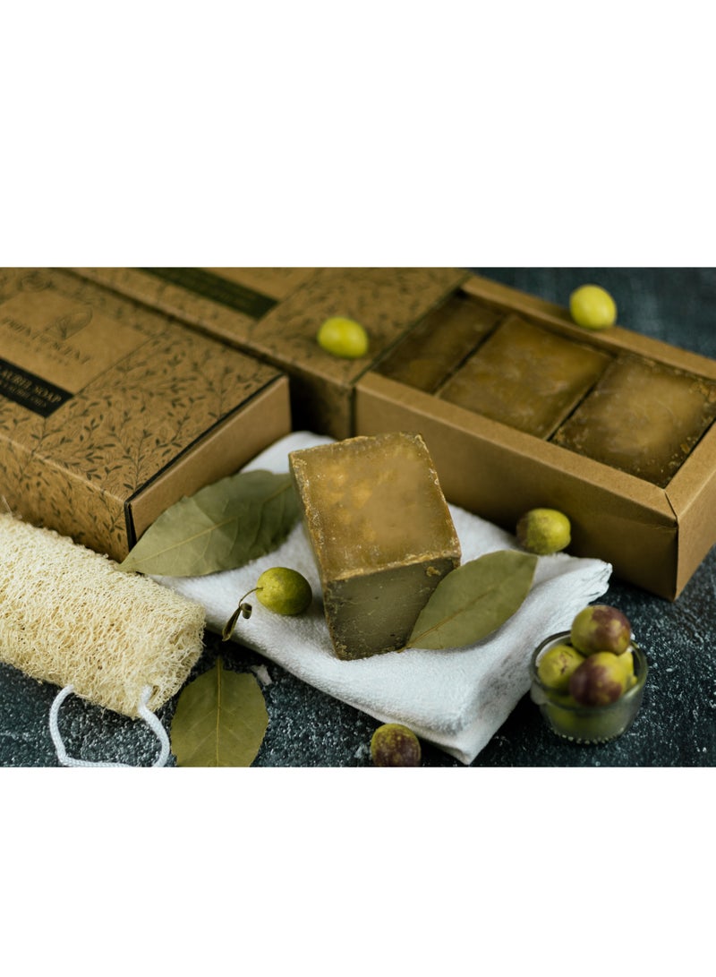 POINT of SCENT Traditional Aleppo laurel soap box 3X200 GR - Image 1